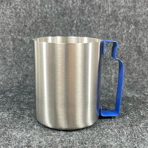 NEW Set of 2 Stainless steel Absolut Mule mug w/ blue vodka bottle shape handle - Picture 4 of 8